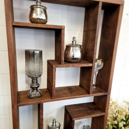 Rustic Bookcase Handmade Industrial Style Bookcase Bookshelf Storage Unit Cabinet 1015