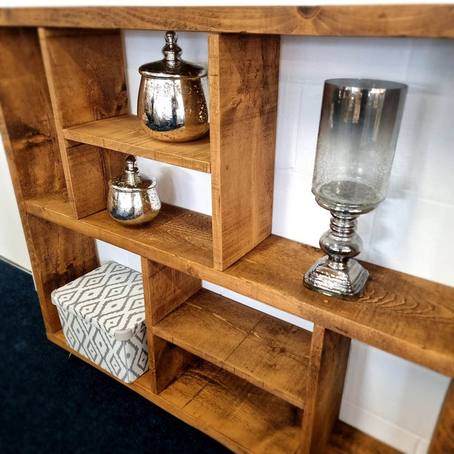 Rustic Bookcase Handmade Industrial Style Bookcase Bookshelf Storage Unit Cabinet 1510