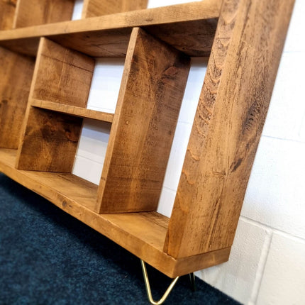 Rustic Bookcase Handmade Industrial Style Bookcase Bookshelf Storage Unit Cabinet 1510