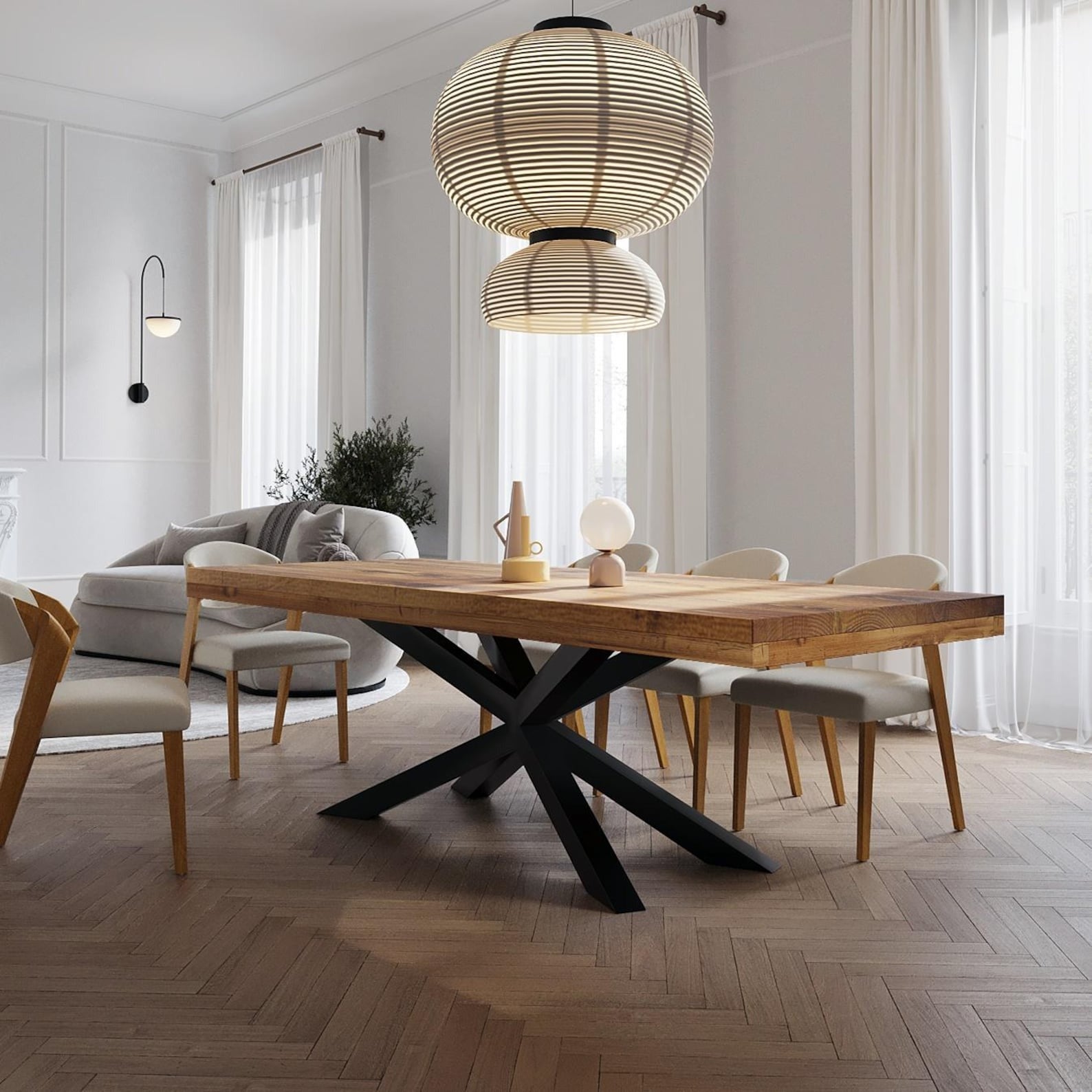 Small Spider Table Grantham Spider Dining Table Rustic Solid Wood Dining Table Industrial ...