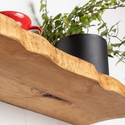 Rustic Floating Shelves Handmade Solid Wood