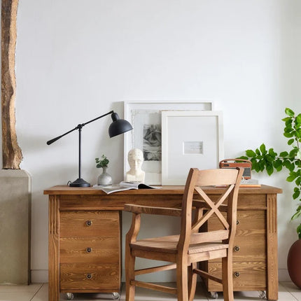 Broxa Wooden Dining Armchair Solid Wood