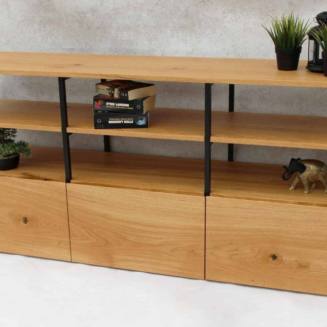 Oak loft chest of drawers with drawers Bottesford