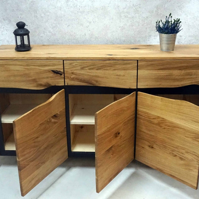 Loft chest of drawers made of solid oak Ofcaster