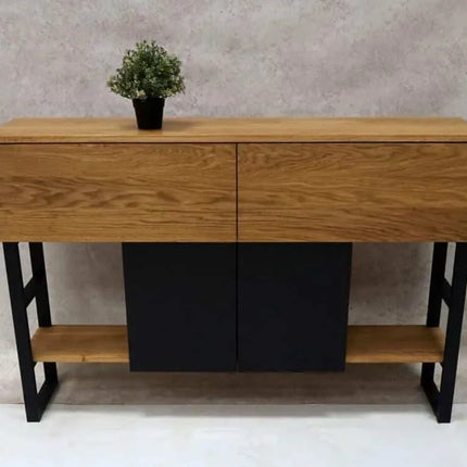Oak loft console Hagnaby