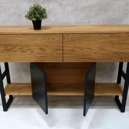 Oak loft console Hagnaby