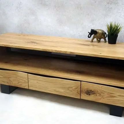 Oak loft TV cabinet Moulton