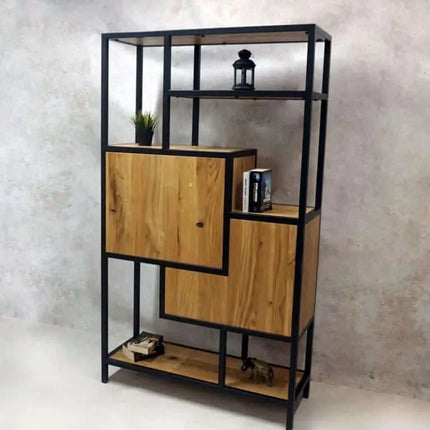 Solid Oak Loft Bookcase Staff