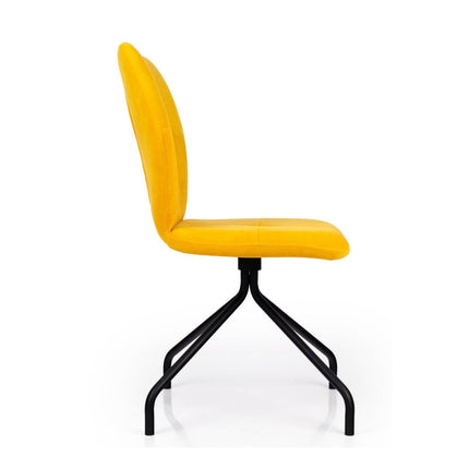 Dining chair Lun with metal legs