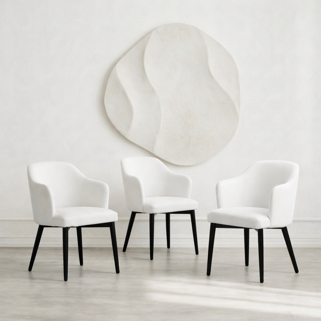 Melis swivel chair with metal legs