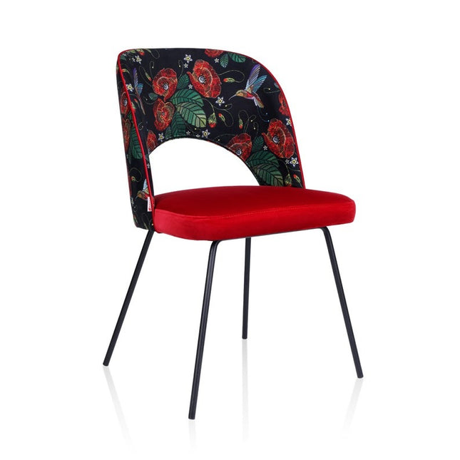 Dining chair Natally 4 with metal legs