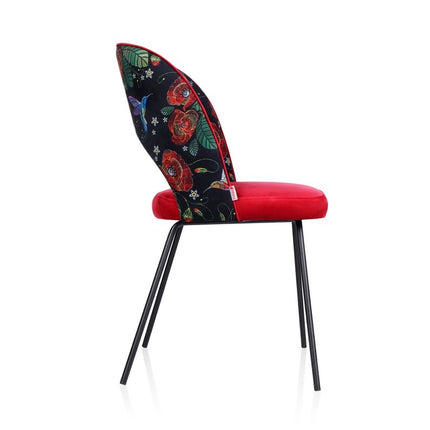 Dining chair Natally 4 with metal legs