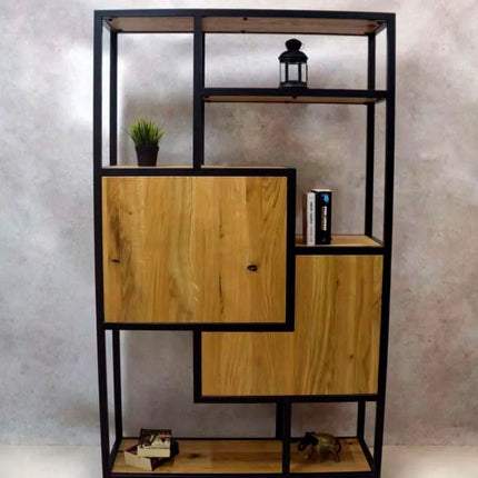 Solid Oak Loft Bookcase Staff