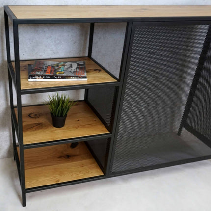 Solid oak bookcase Julie