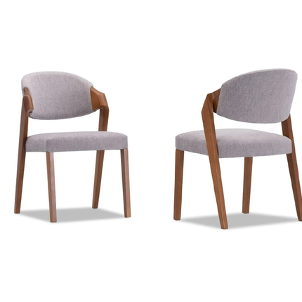 Set of Two Dining Chairs Rocco