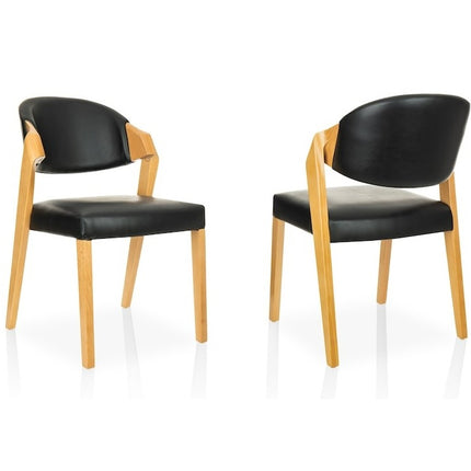 Set of Two Dining Chairs Rocco