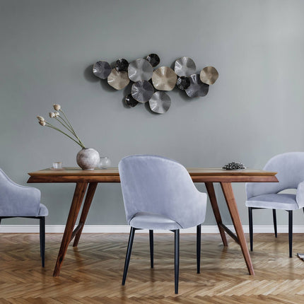 Dining chair Rose with metal legs