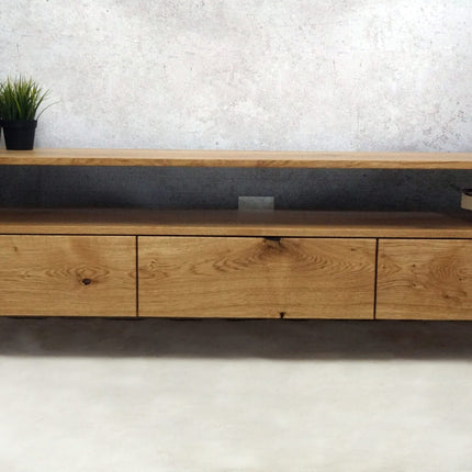 Oak TV cabinet Spanby