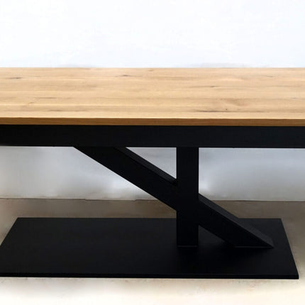 Solid Oak Extendable Dining Table OSKI