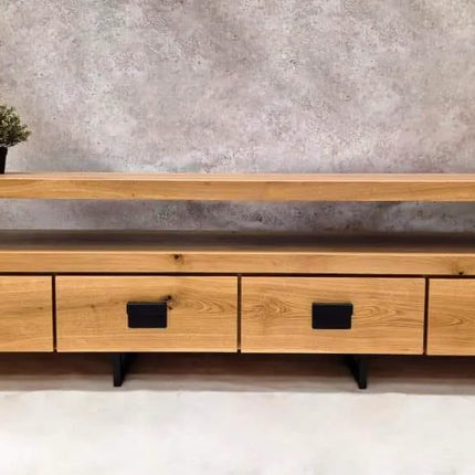 Oak loft TV cabinet BOSS