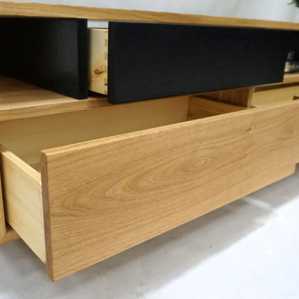 Oak loft TV cabinet Gosberton