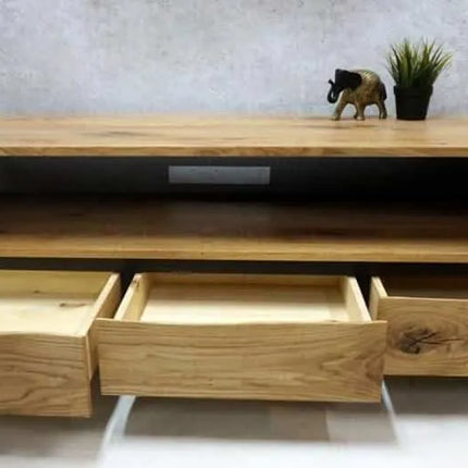 Oak loft TV cabinet Moulton