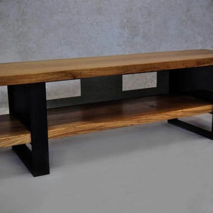 Oak loft TV stand Donington