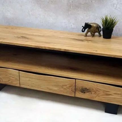 Oak loft TV cabinet Moulton