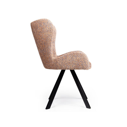 Dining chair Tessa with metal legs