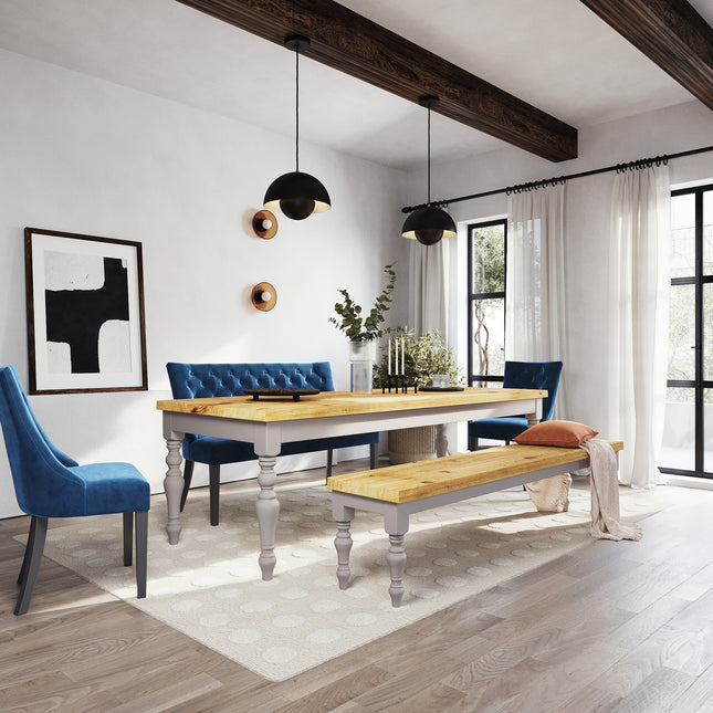 Oak Farmhouse Dining Table