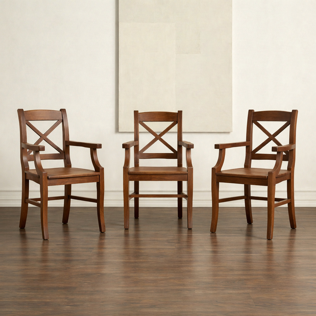 Wooden Armchair Dining Chair Solid Wood