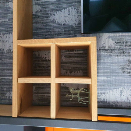 Loft Oak TV wall installation